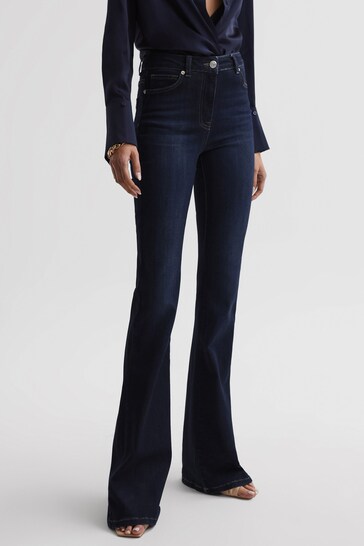 Buy Reiss Beau High Rise Skinny Flared Jeans from the Next UK online shop