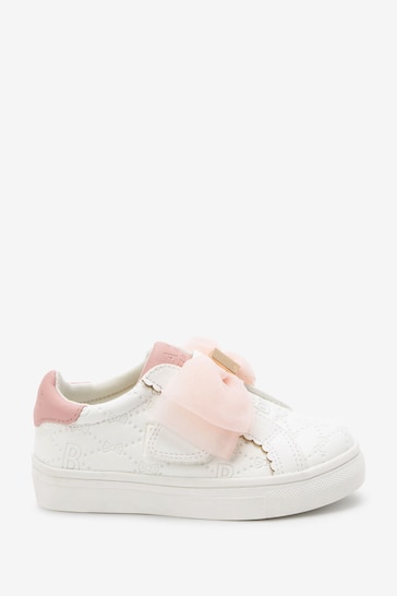 Boom humor Uitgaan van Buy Baker by Ted Baker White Organza Bow Trainers from the Next UK online  shop