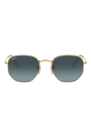 screw-detail aviator-frame sunglasses