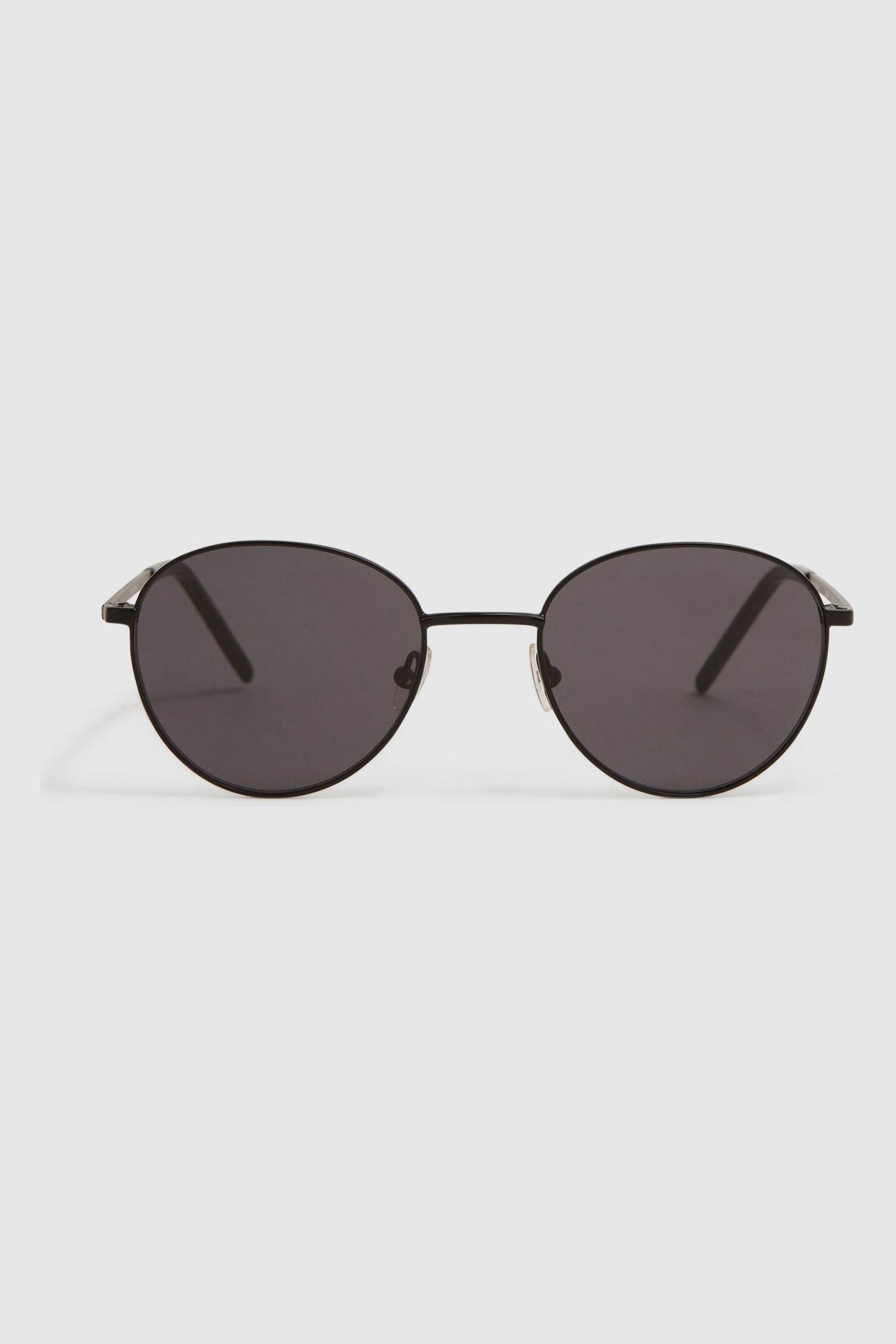Round metal sales frame sunglasses