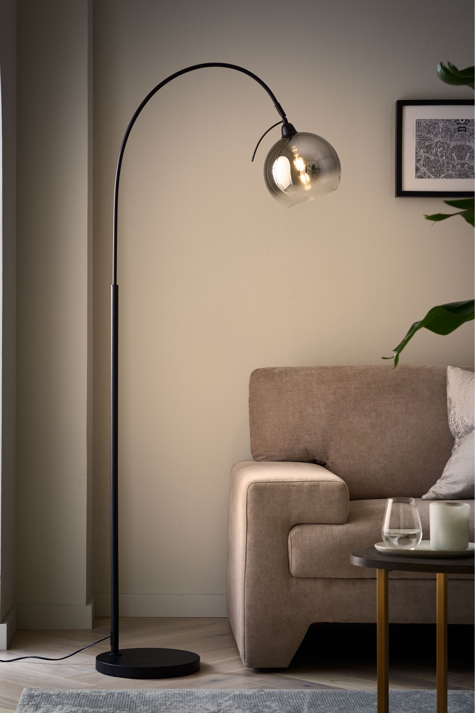 Next roseville shop floor lamp