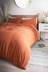 Cosmo Living Red Chevron Reversible Duvet Cover and Pillowcase Set