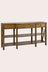 Honey Gold Balmoral 3 Drawer Triple Console Table