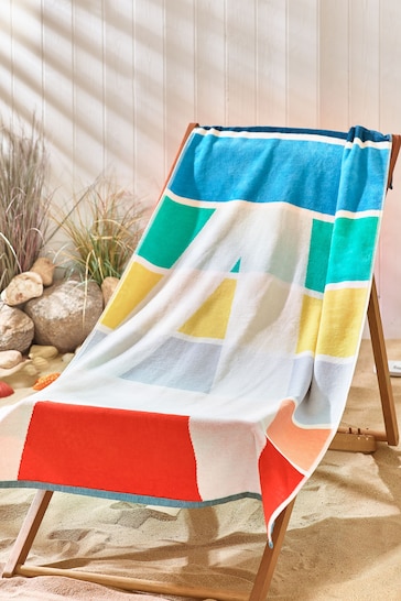 Multi Monogram Beach Towel