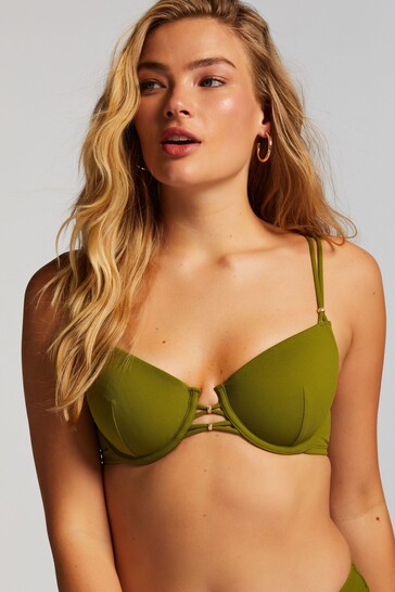 Hunkemoller Green Holbox Bikini Top