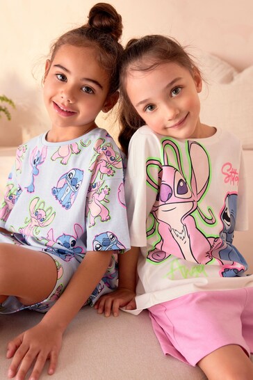 Blue/Pink Stitch License Pyjamas 2 Pack (3-16yrs)
