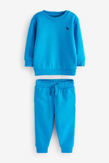 Blue Cobalt Jersey Sweatshirt And Joggers Set (3mths-7yrs)