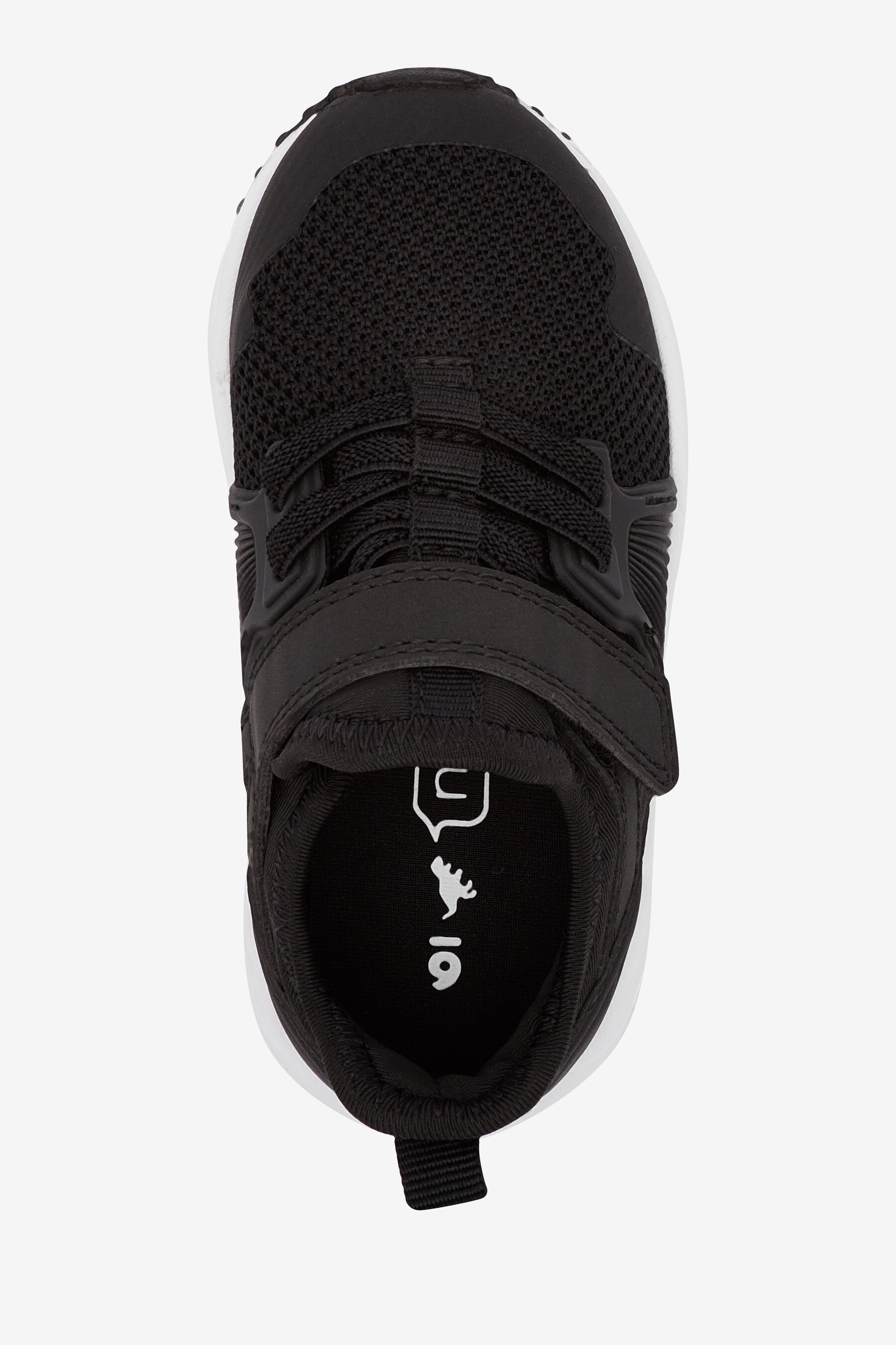 black lace trainers