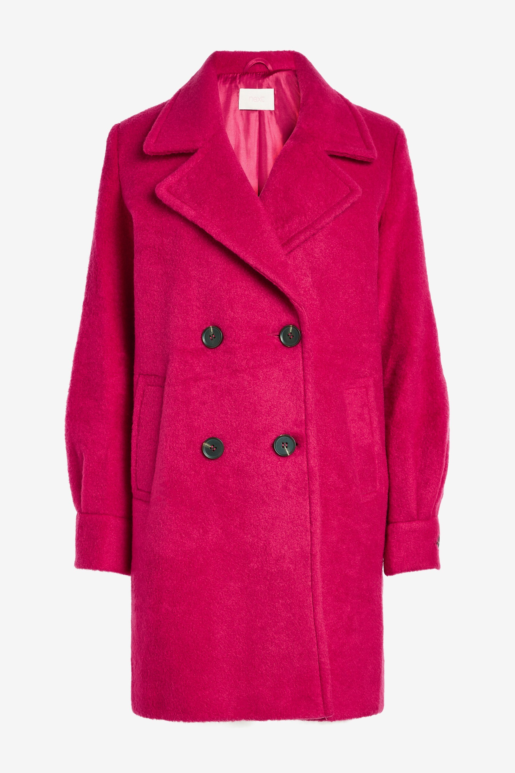 Buy Pink Soft Tailored Coat from the Next UK online shop