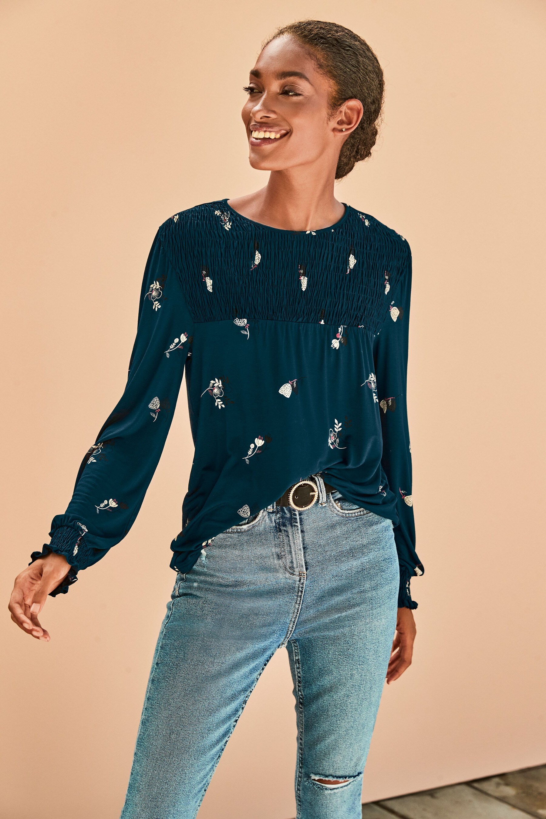 floral smock