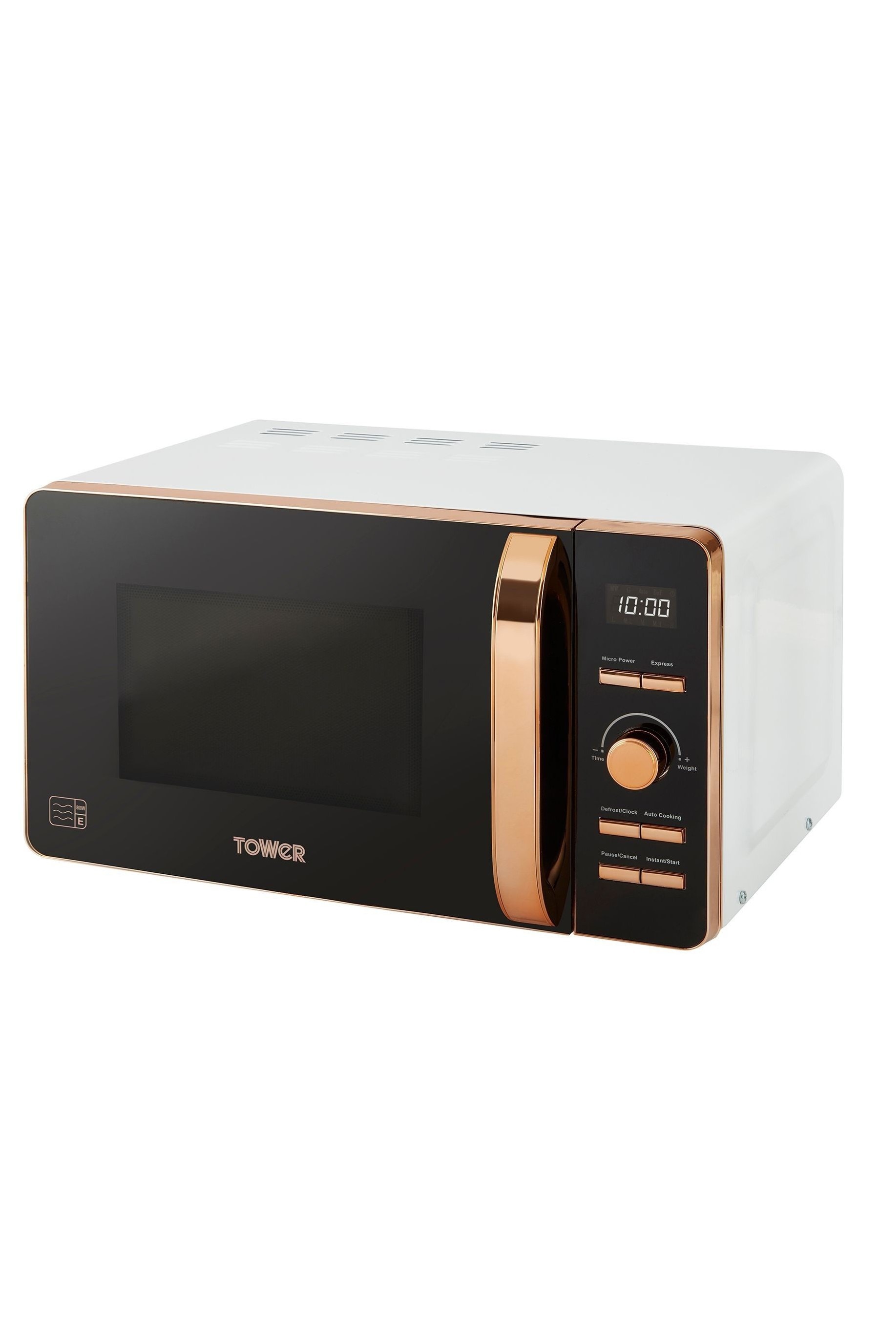 Tower black and clearance copper microwave