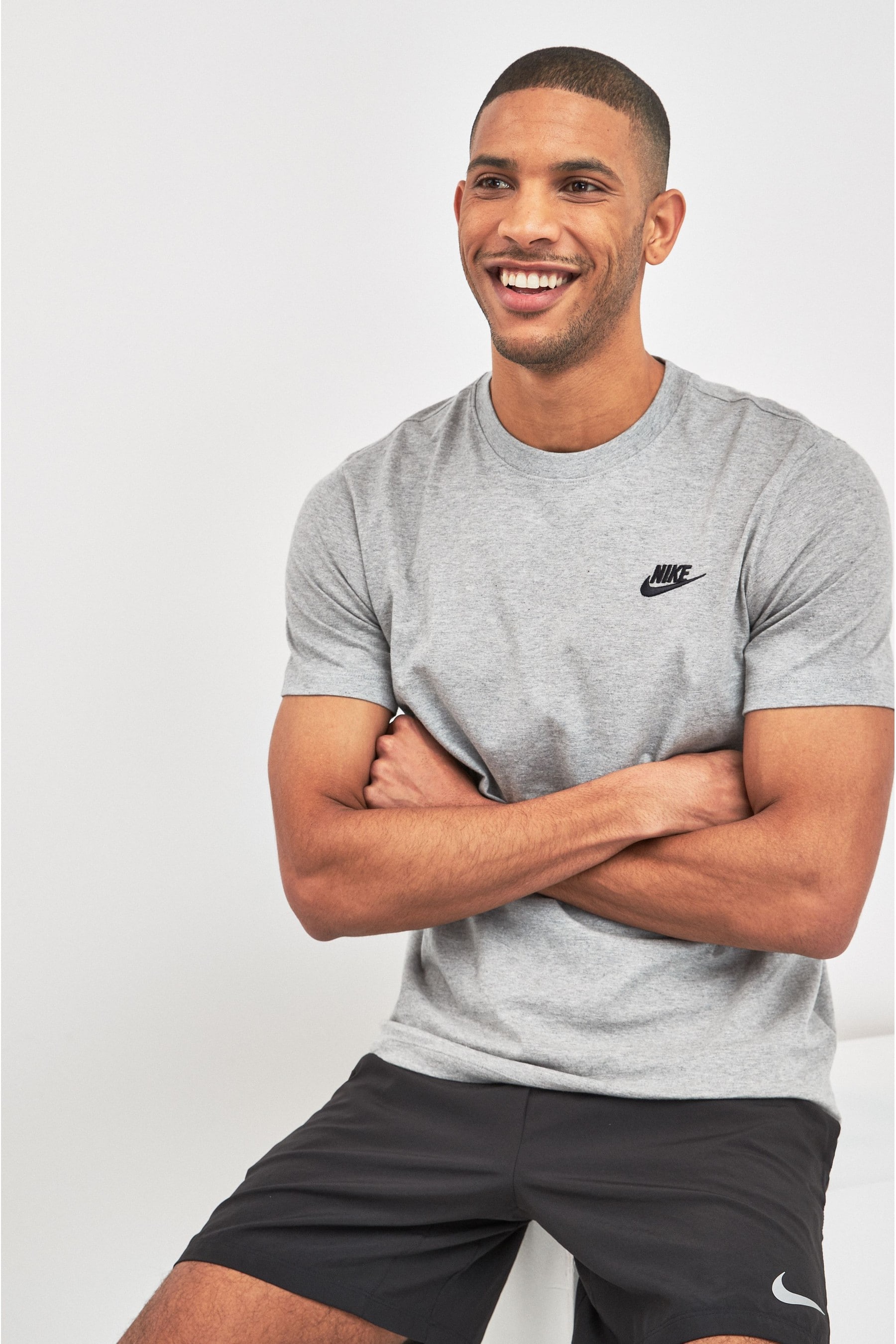 Buy Nike Grey Club T Shirt from the Next UK online shop