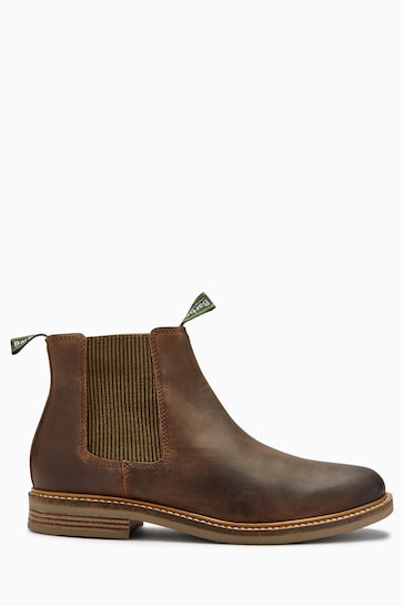 Barbour® Choco Brown Farsley Chelsea Boots