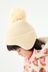 Cream Pom Pom Trapper Hat (3mths-13yrs)