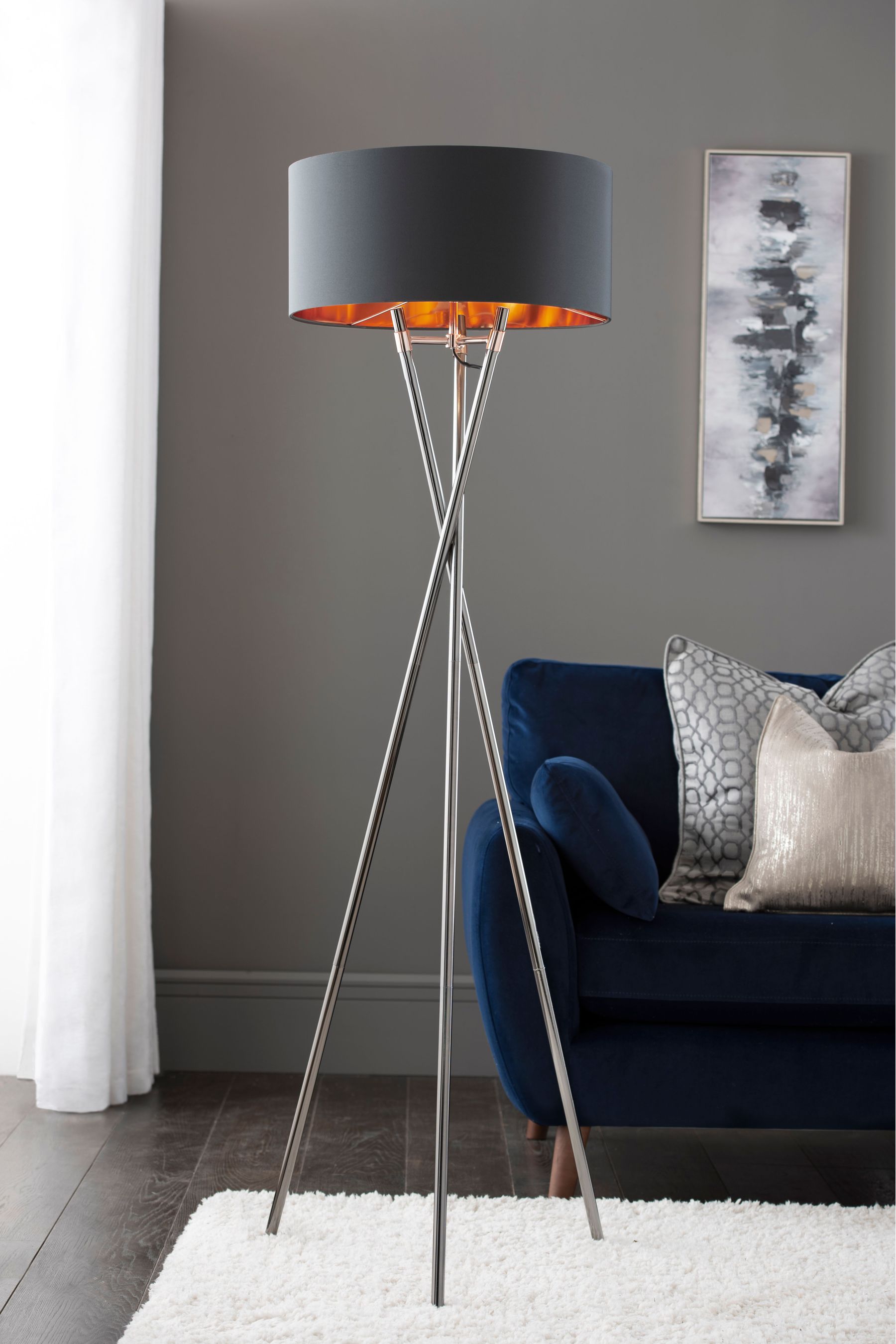 Next tripod floor hot sale lamp