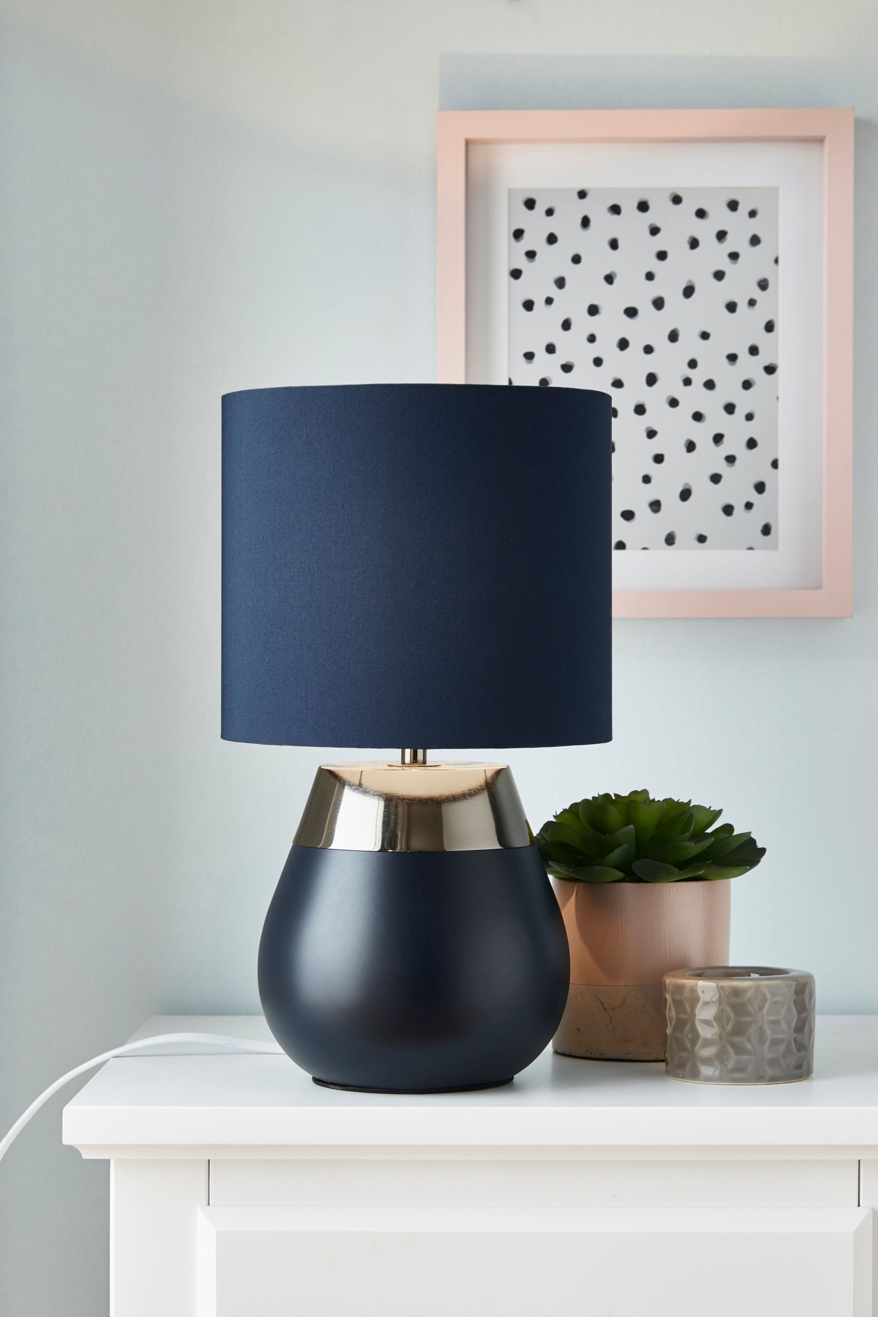 Table lamp deals navy