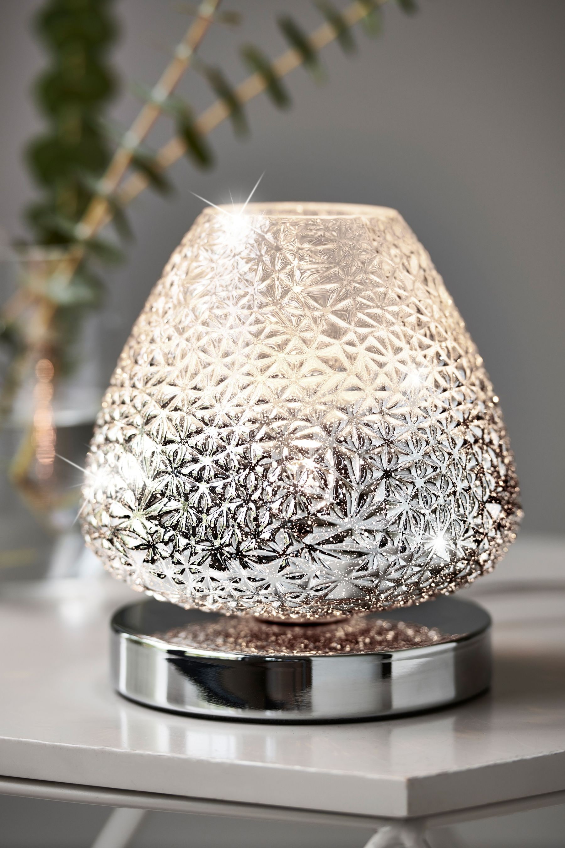 Buy Chrome Monroe Touch Small Table Lamp from the Next UK online shop
