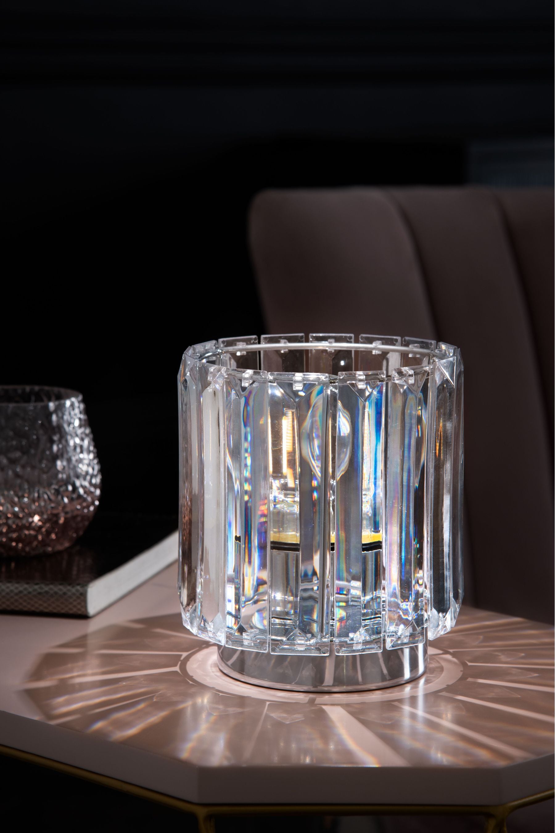 Buy Clear Leila Battery Operated Ambient Lamp from the Next UK
