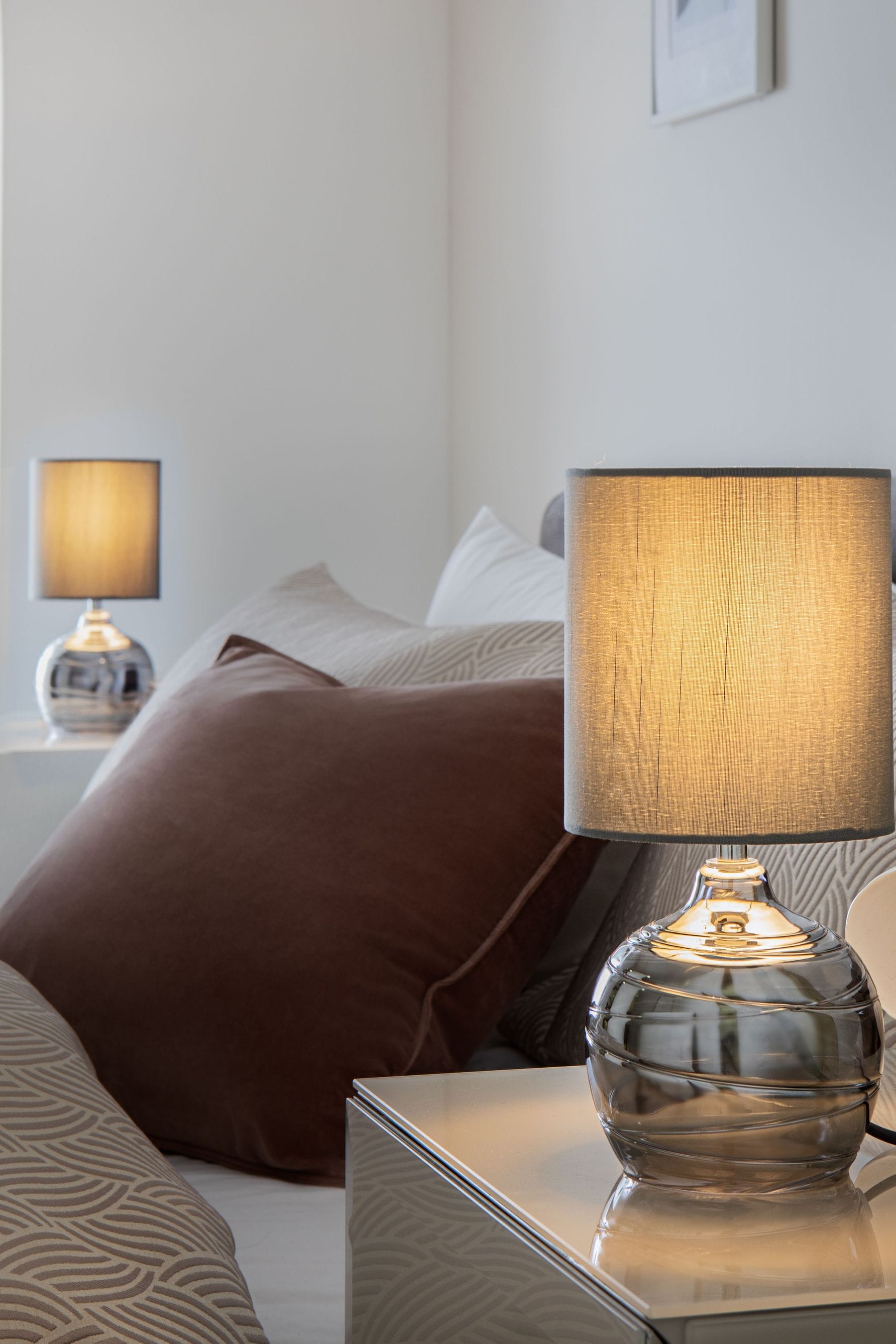 Lamp next to bed new arrivals