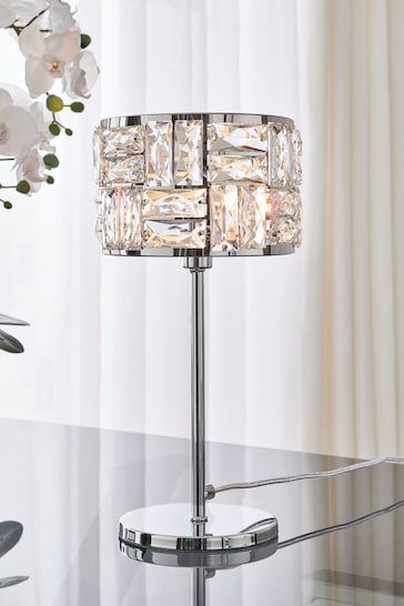 Chrome Alexis Table Lamp