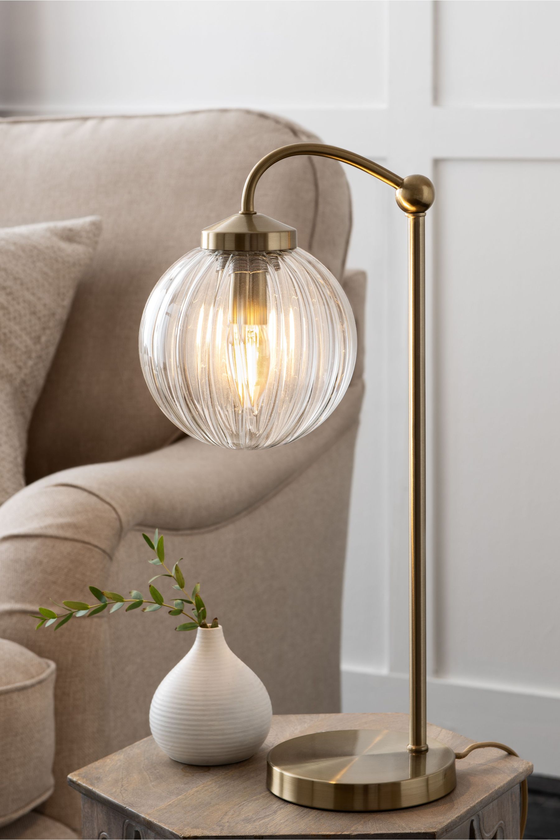 Brass Bourton Desk Lamp