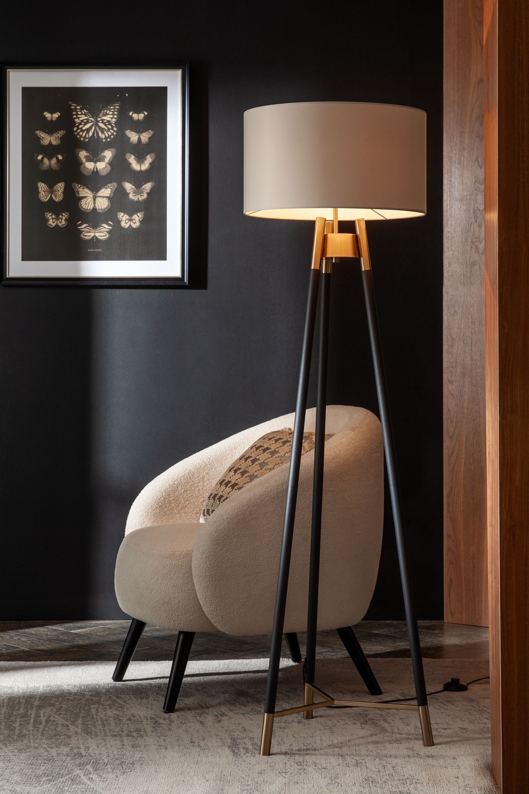 Black Hudson Floor Lamp