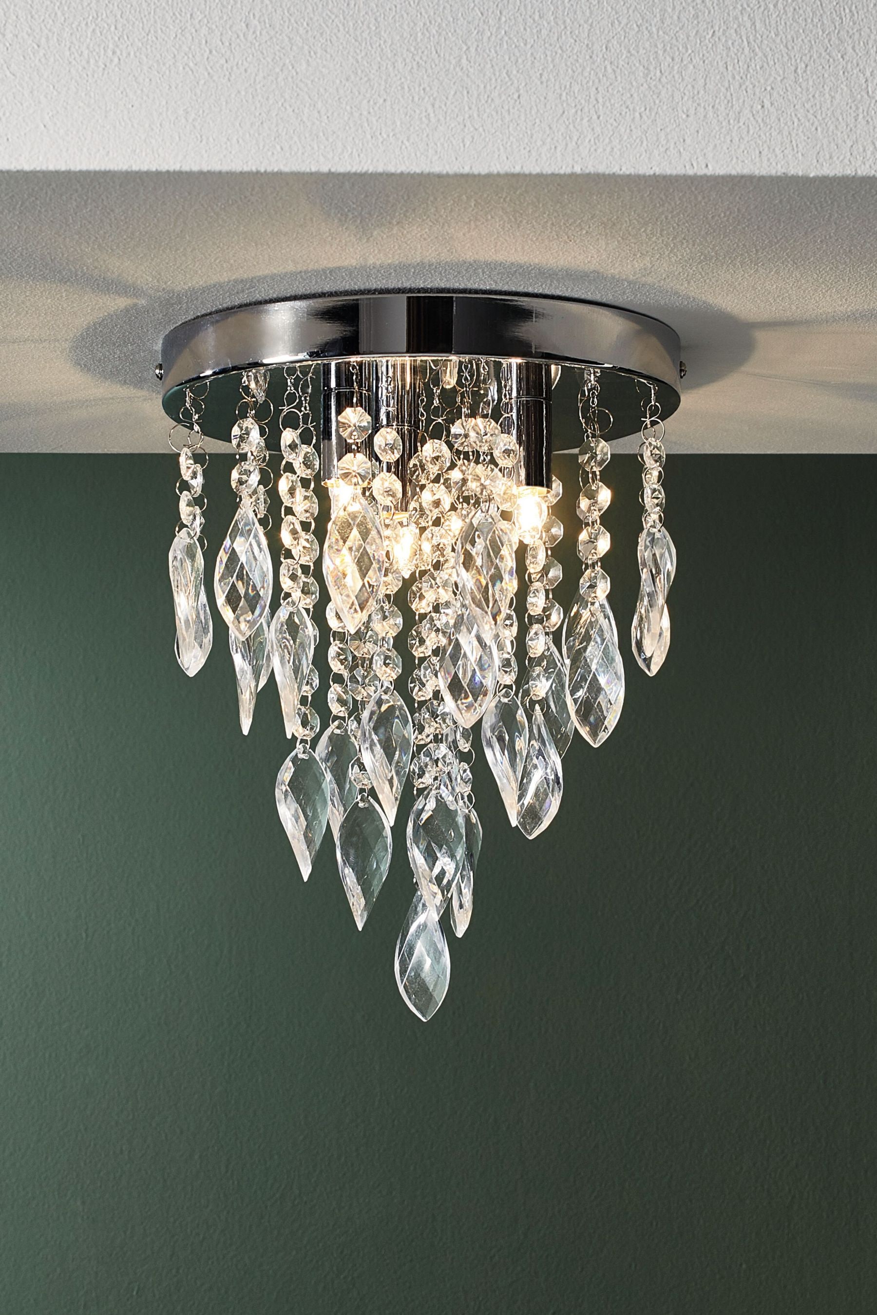 Next crystal light fitting sale