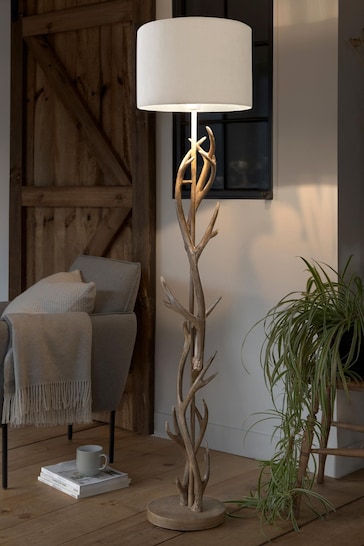 Natural Antler Floor Lamp