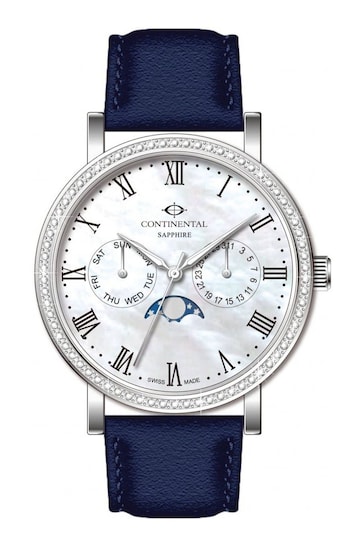 Continental Ladies Moonphase Calendar White Watch