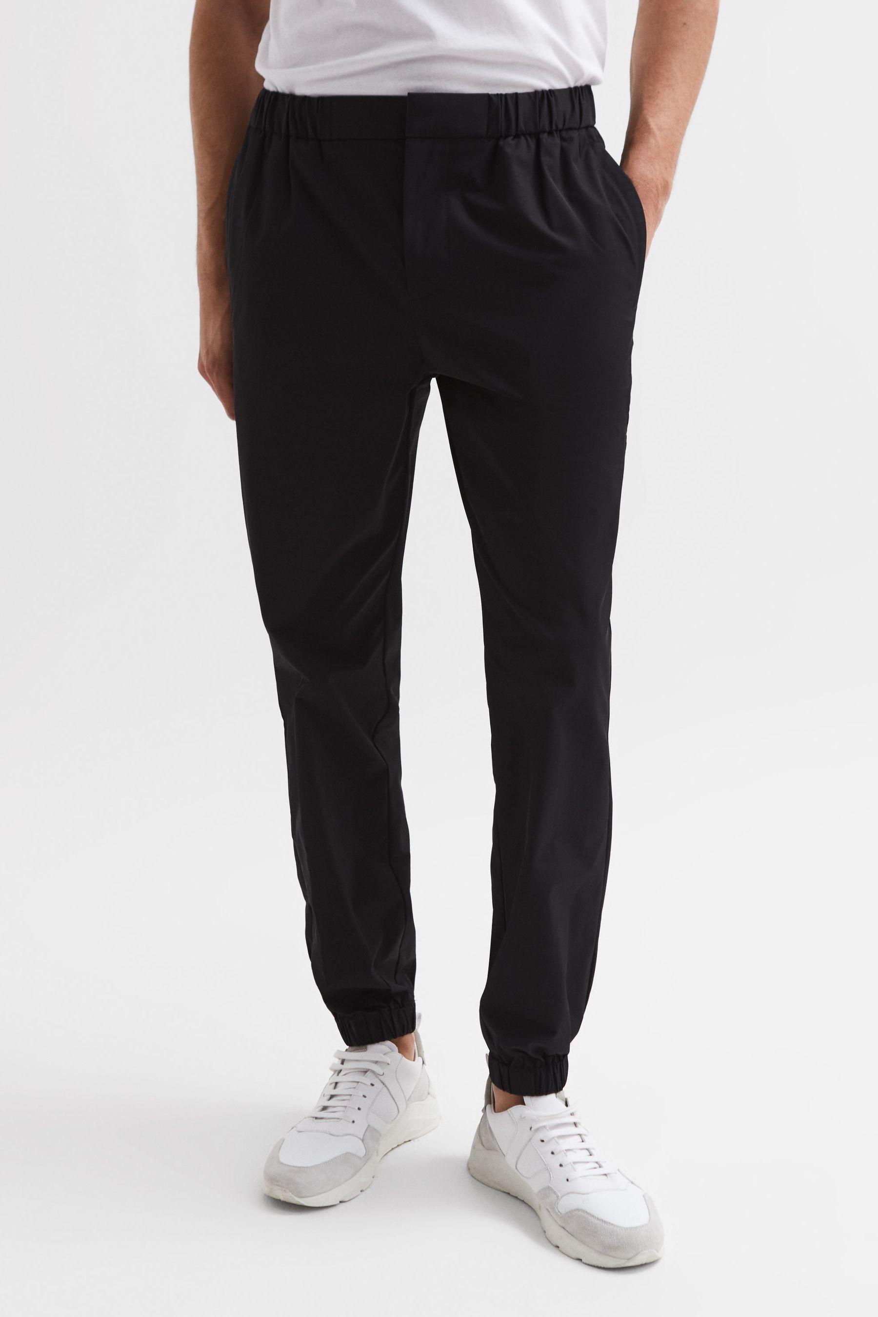 Buy Reiss Black Lemar Technical Trousers from the Next UK online shop