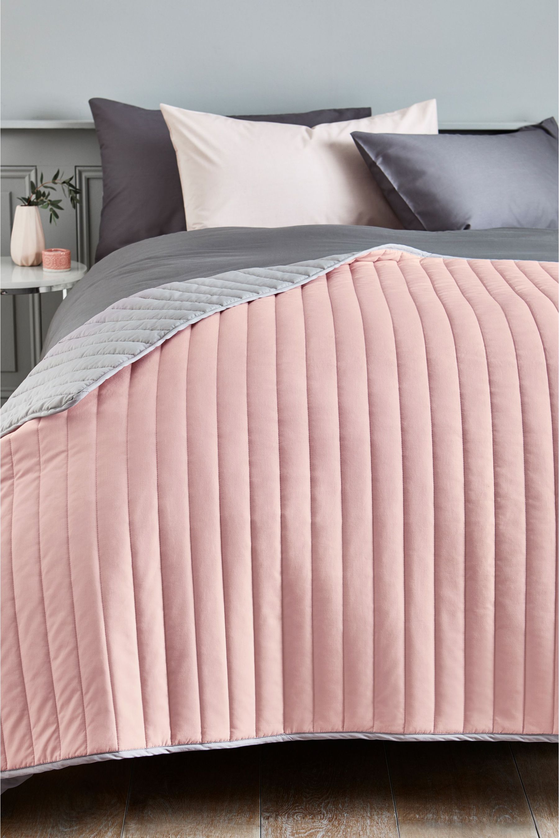 Buy Reversible Cotton Rich Bedspread from Next Australia
