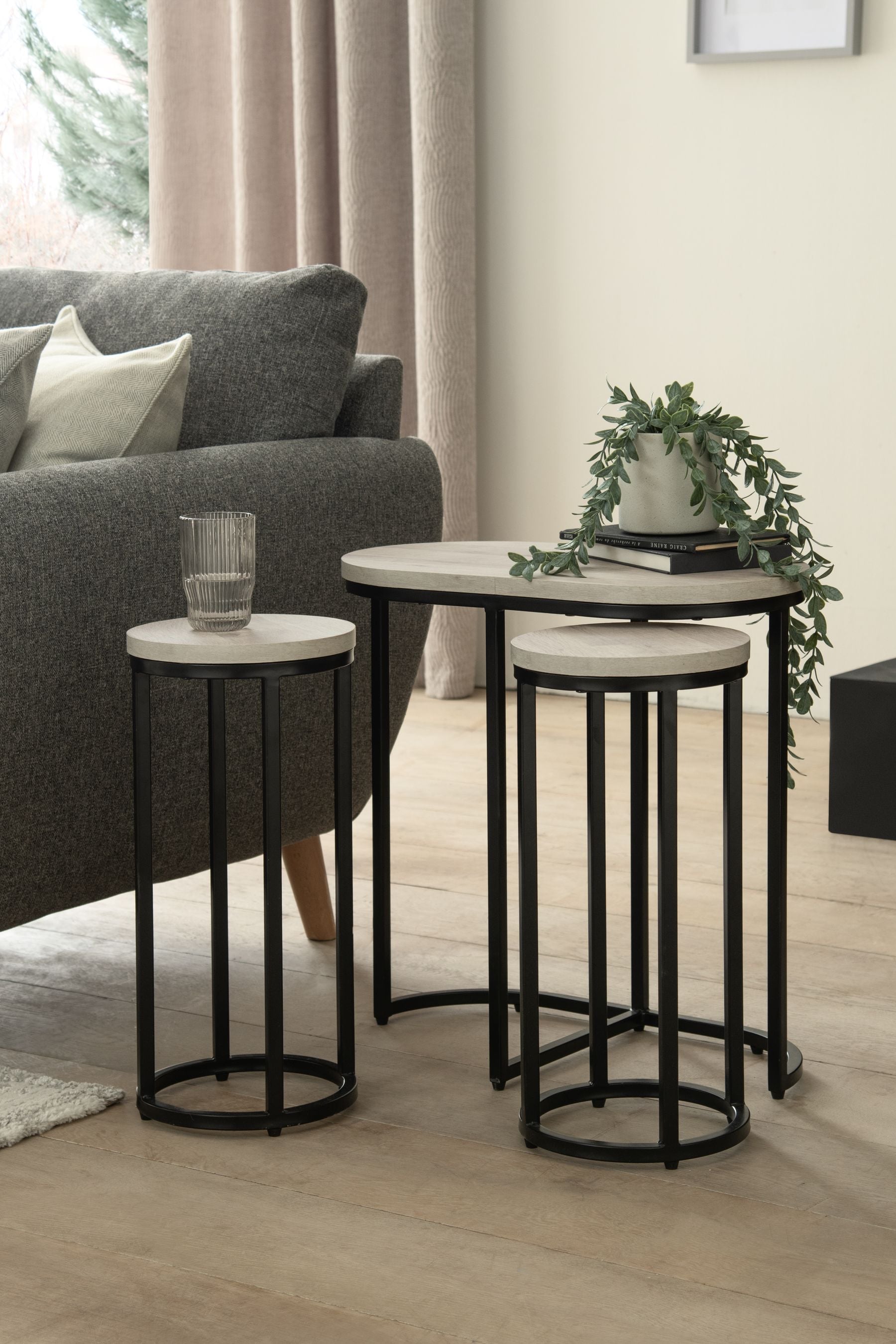 Next nest shop of 3 tables