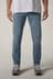 distressed tassel-detail belted jeans Blu