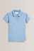 Blue 2 Pack Cotton Short Sleeve Polo Shirts (3-16yrs)