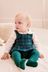Blue Smart Baby Romper, Bodysuit And Tights 3 Piece Set (0mths-2yrs)