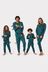 Chelsea Peers Green Kids Recycled Fibre Nutcracker Print Long Pyjama Set