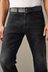 Black Bootcut Belted Authentic Jeans