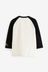 White & Black Long Sleeve Batman T-Shirt lacoste (3mths-8yrs)