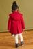 Red Wool Mix Military Coat (3mths-10yrs)