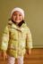 Yellow Printed Character Shower Resistant Padded Coat (3mths-7yrs)