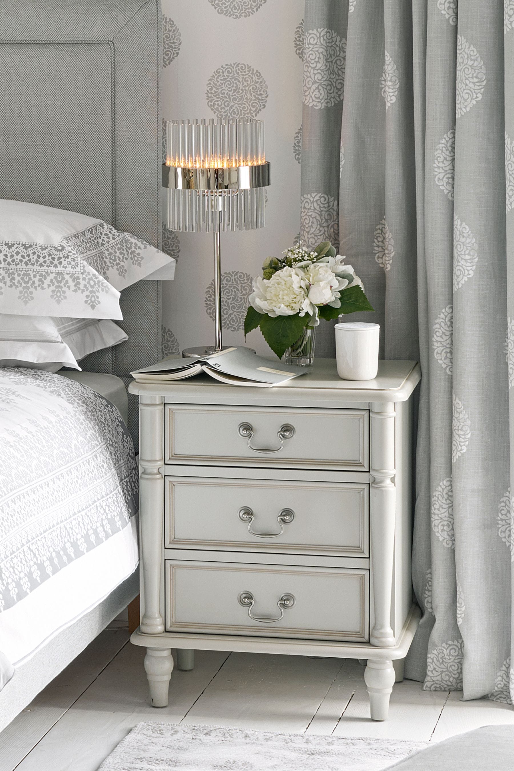 Laura ashley bedside sales cabinets