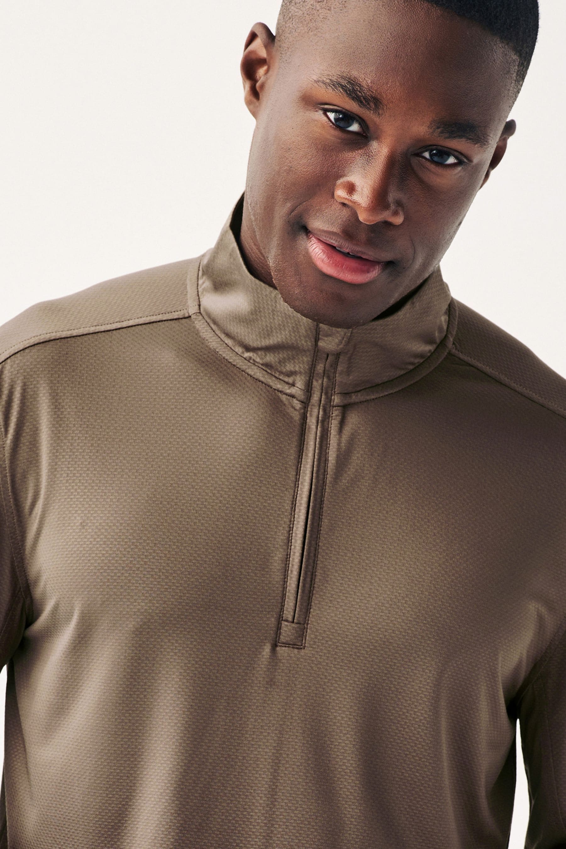 Men's quarter zip training top outlet