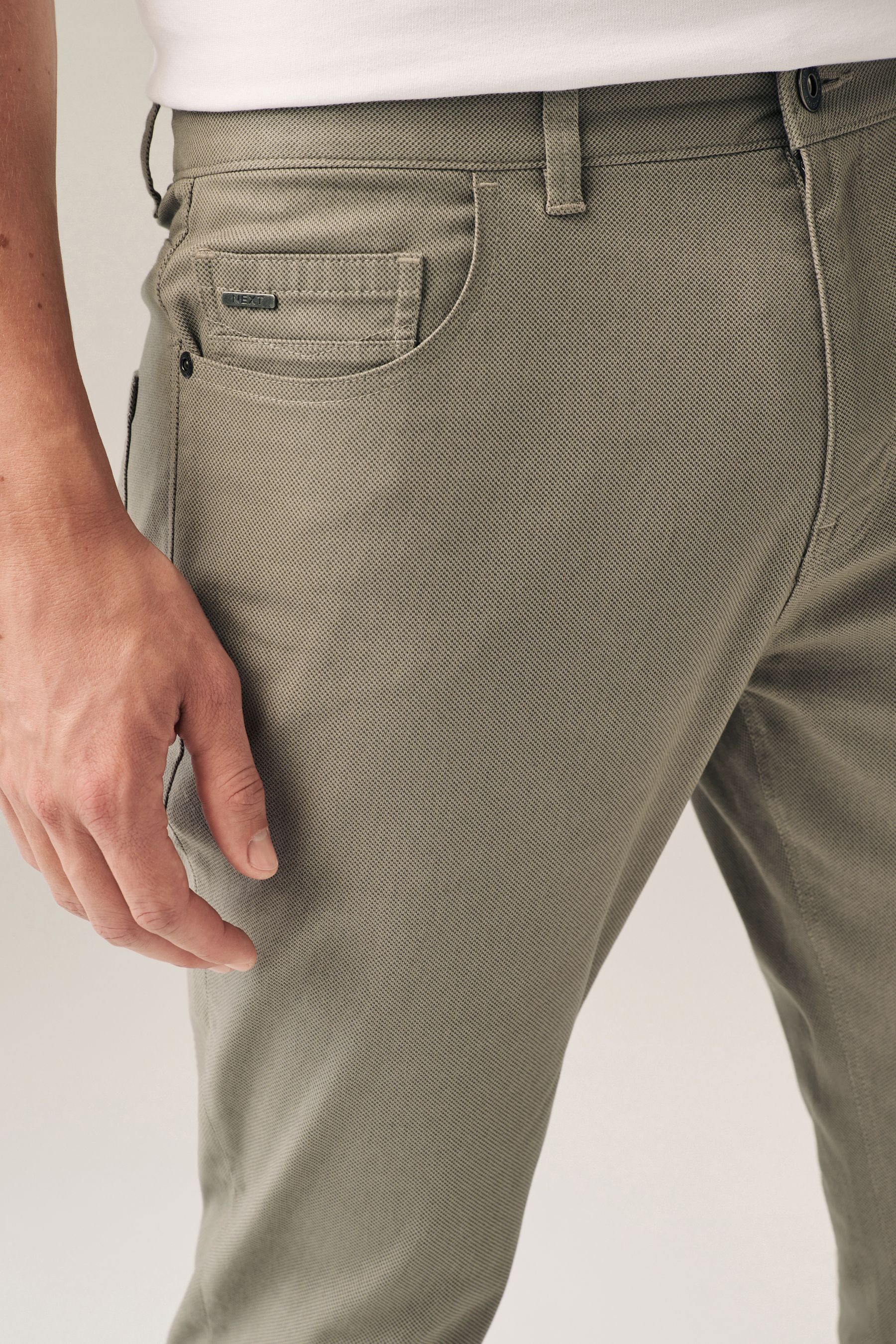 Grey khaki hot sale trousers