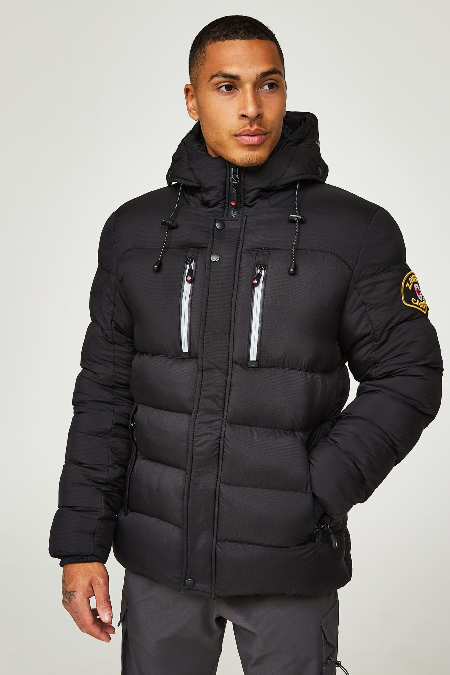 Buy Zavetti Canada Atlin Black Puffer Jacket from the Next UK online shop