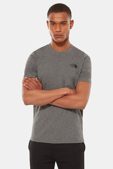 The North Face Grey Simple Dome Short Sleeve T-Shirt