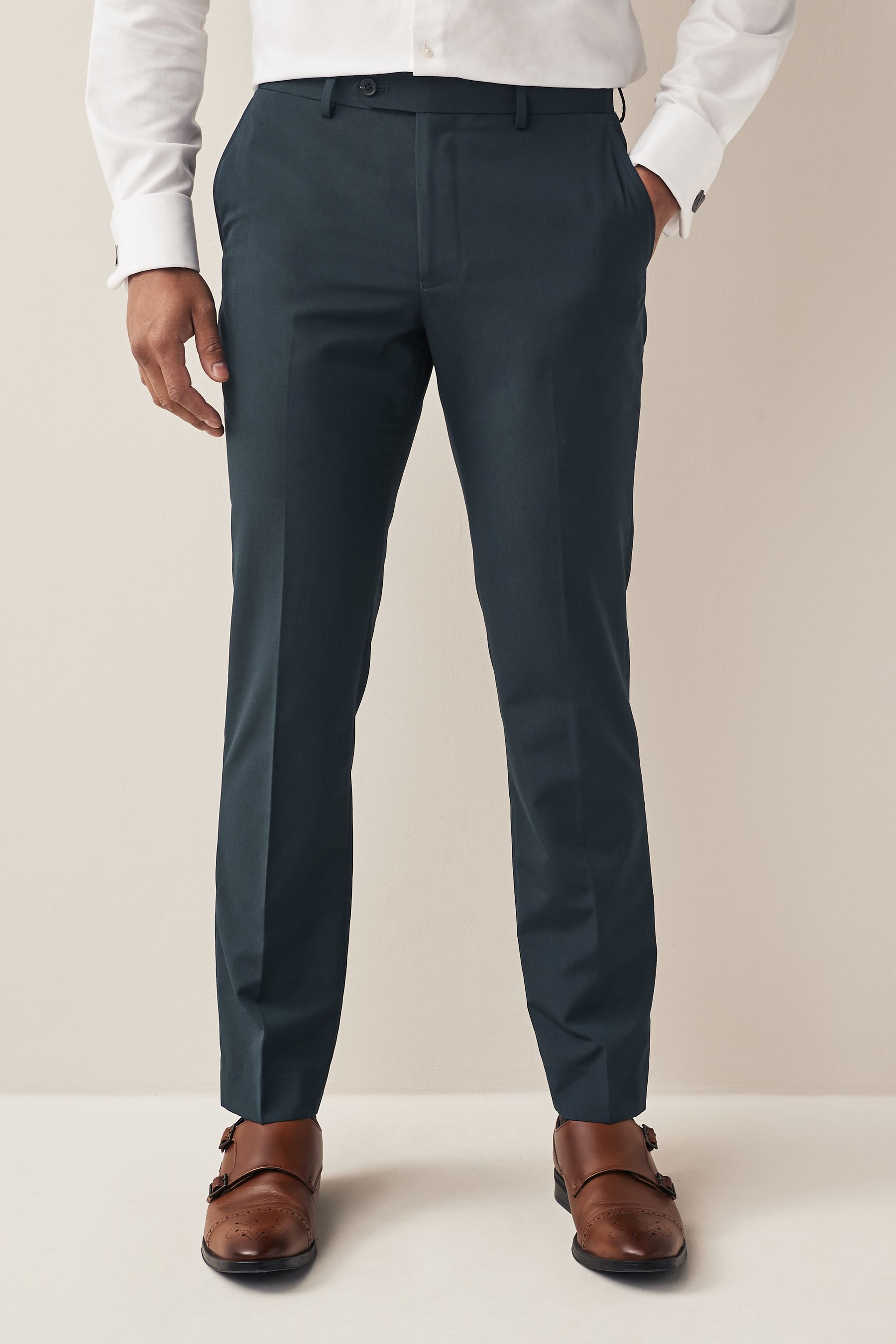 Buy Teal Blue Suit: Trousers from the Next UK online shop