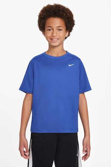 Nike Blue Dri-FIT Multi + Training T-Shirt