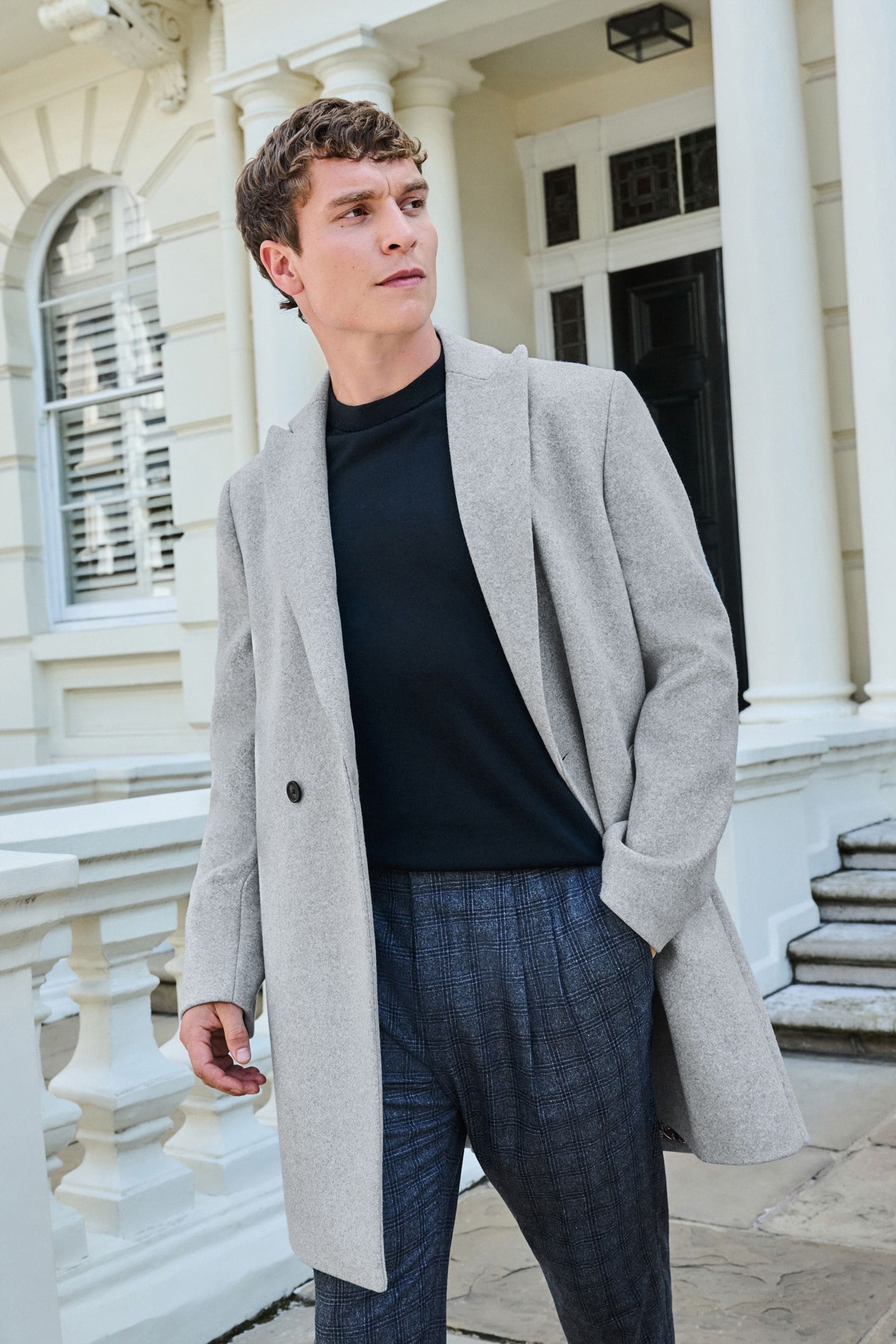 Light grey coat clearance