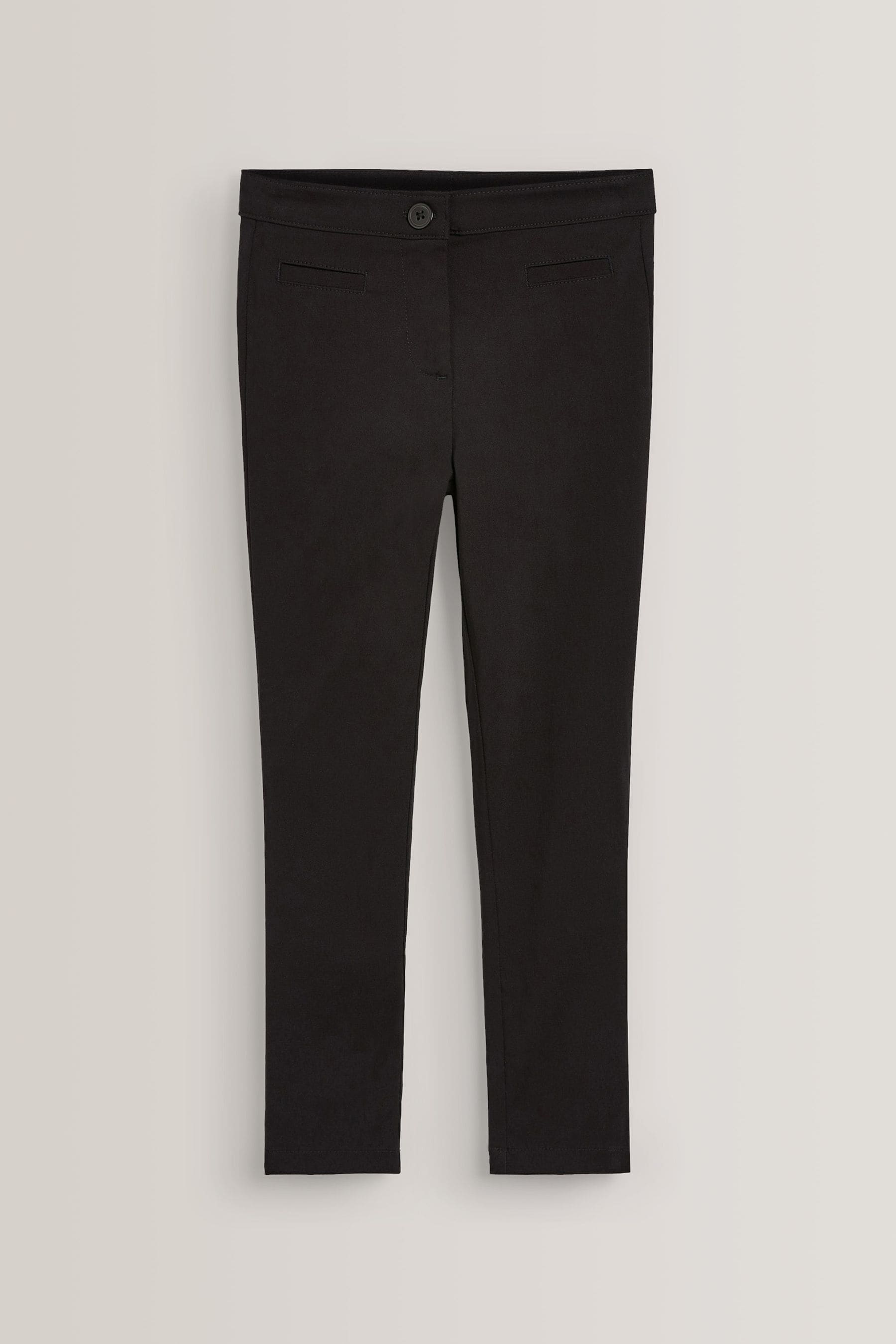 Buy Black 2 Pack Skinny Stretch Trousers (3-17yrs) from the Next UK ...