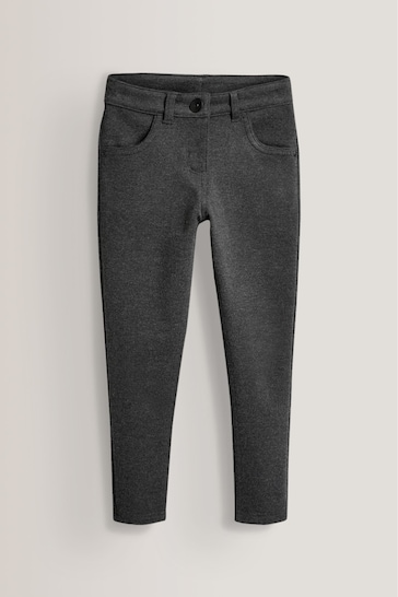 Grey Jersey Stretch Skinny Trousers (3-18yrs)